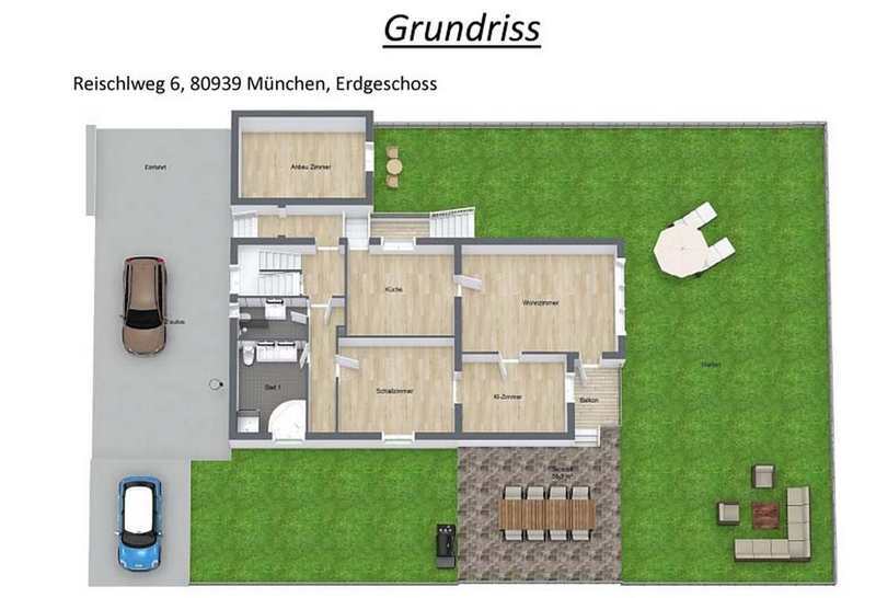 Haus zum Kauf provisionsfrei 500.000 € 8 Zimmer 230 m²<br/>Wohnfläche Reischlweg 6 München Obere Isarau München 80939