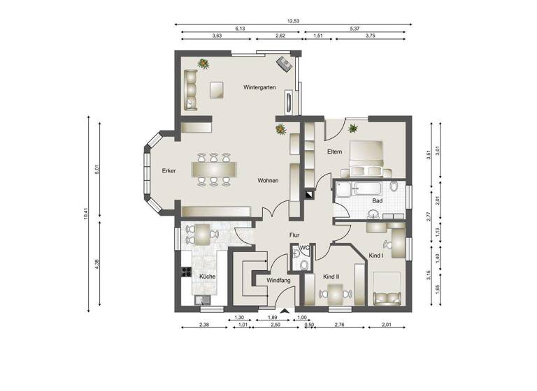 Einfamilienhaus zum Kauf 389.000 € 7 Zimmer 200 m² 705 m² Grundstück Wiemersdorf 24649