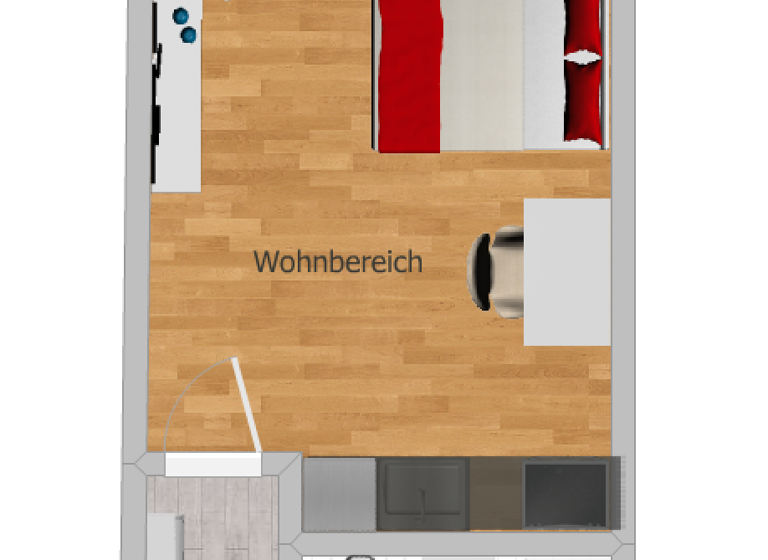 Studio zum Kauf 135.000 € 1 Zimmer 33 m²<br/>Wohnfläche 2.<br/>Geschoss Sonthofen Sonthofen 87527