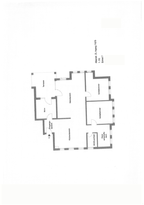 Wohnung zur Miete 700 € 4 Zimmer 111 m²<br/>Wohnfläche ab sofort<br/>Verfügbarkeit Alleenstraße Asperg 71679