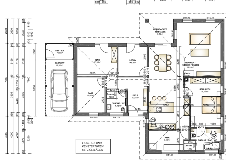 Bungalow zum Kauf 595.000 € 5 Zimmer 143 m² 722 m² Grundstück Knieper Nord Stralsund 18435