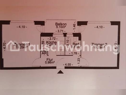 Wohnung zur Miete nur mit Wohnberechtigungsschein Tauschwohnung 443 € 2 Zimmer 54 m² 5. Geschoss Charlottenburg Berlin 10585