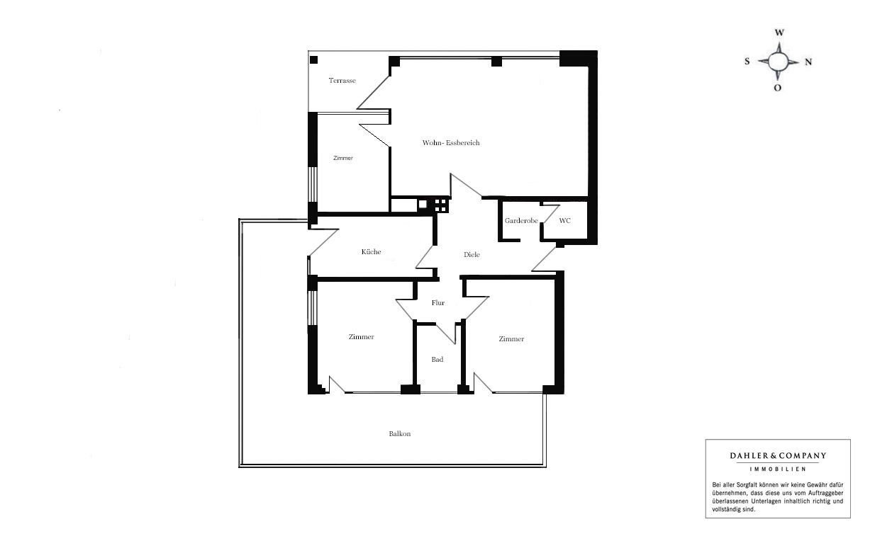 Wohnung zum Kauf 820.000 € 4 Zimmer 137 m²<br/>Wohnfläche Blankenese Hamburg 22587