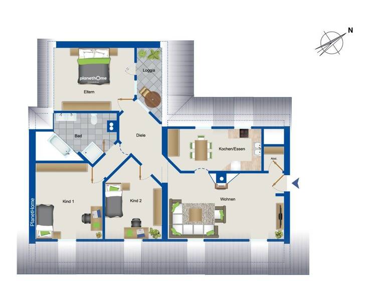 Wohnung zum Kauf 275.000 € 4,5 Zimmer 115 m²<br/>Wohnfläche Dachgeschoss, 3.<br/>Geschoss Schlatt Singen 78224