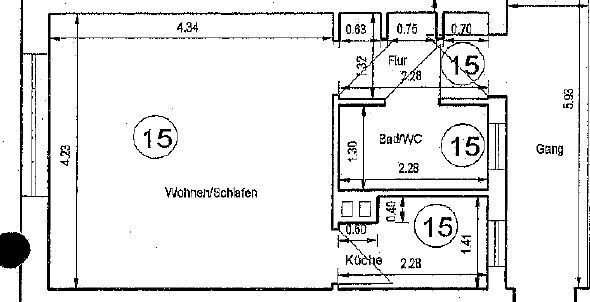 Wohnung zum Kauf provisionsfrei 67.700 € 1 Zimmer 27,5 m²<br/>Wohnfläche 1.<br/>Geschoss Krämpfervorstadt Erfurt 99085