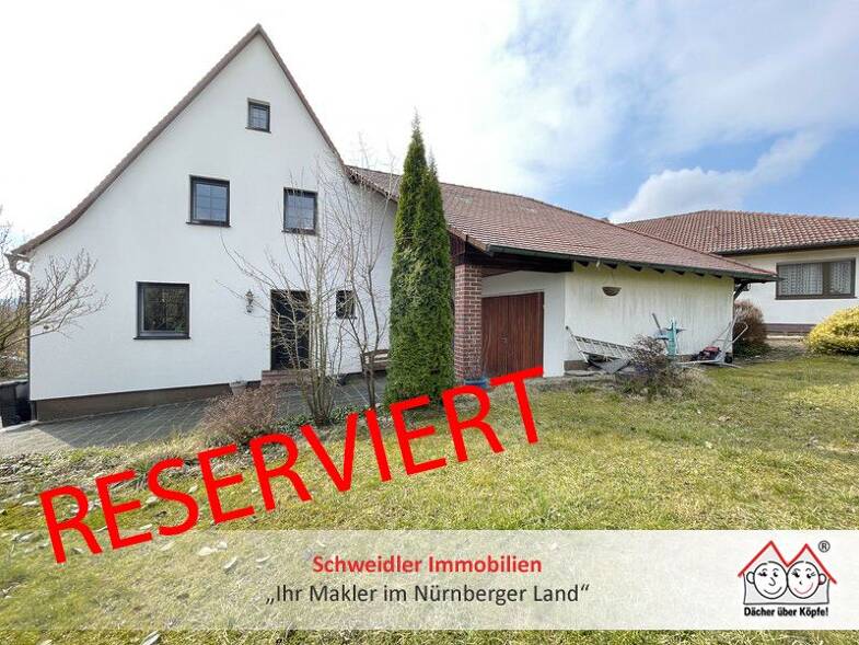 Einfamilienhaus zum Kauf 318.000 € 3,5 Zimmer 111,4 m² 614 m² Grundstück Simmelsdorf Simmelsdorf 91245