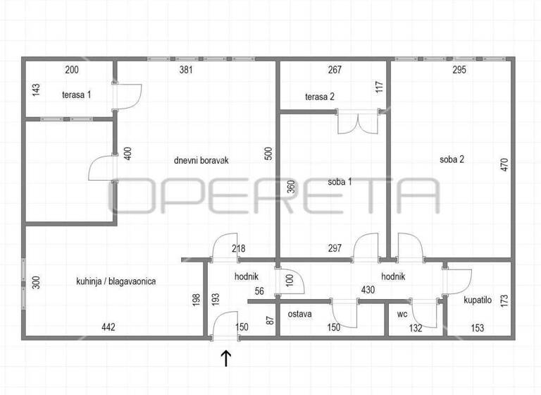 Wohnung zum Kauf 320.000 € 4 Zimmer 78 m² 2. Geschoss Jarun - Precko
