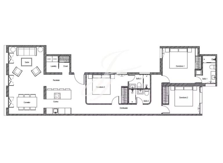 Studio zum Kauf provisionsfrei 2.500.000 € 132 m² 4. Geschoss Madrid 28001