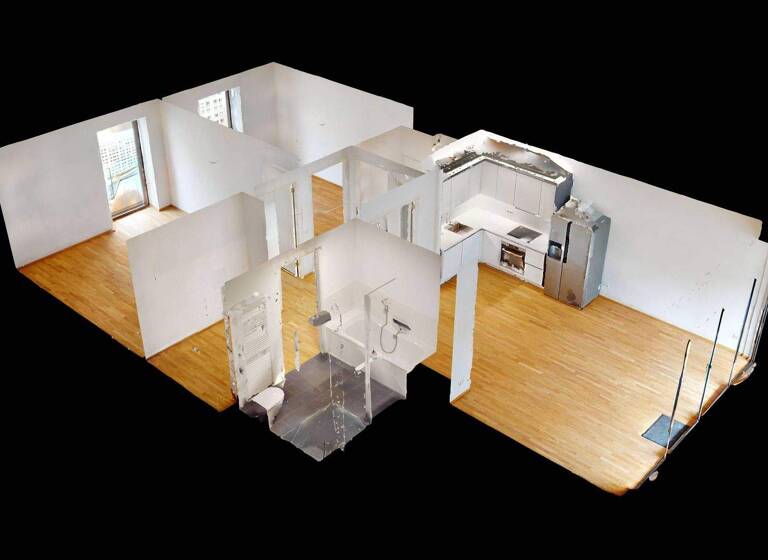 Studio zur Miete 2.077 € 3 Zimmer 90,3 m² 5. Geschoss frei ab 16.03.2026 Pauline-Staegemann-Str. 4 Friedrichshain Berlin 10249