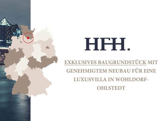 Grundstück zum Kauf 1.500.000 € 2.071 m² Grundstück Baugenehmigung vorhanden Wohldorf-Ohlstedt Hamburg 22397