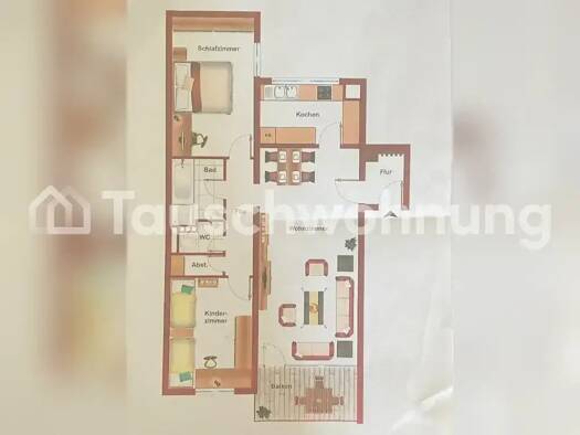Wohnung zur Miete Tauschwohnung 850 € 3,5 Zimmer 84 m² Kornwestheim 70806