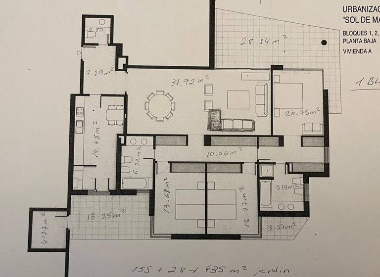 Wohnung zum Kauf 950.000 € 4 Zimmer 199 m² Sol de Mallorca 07181