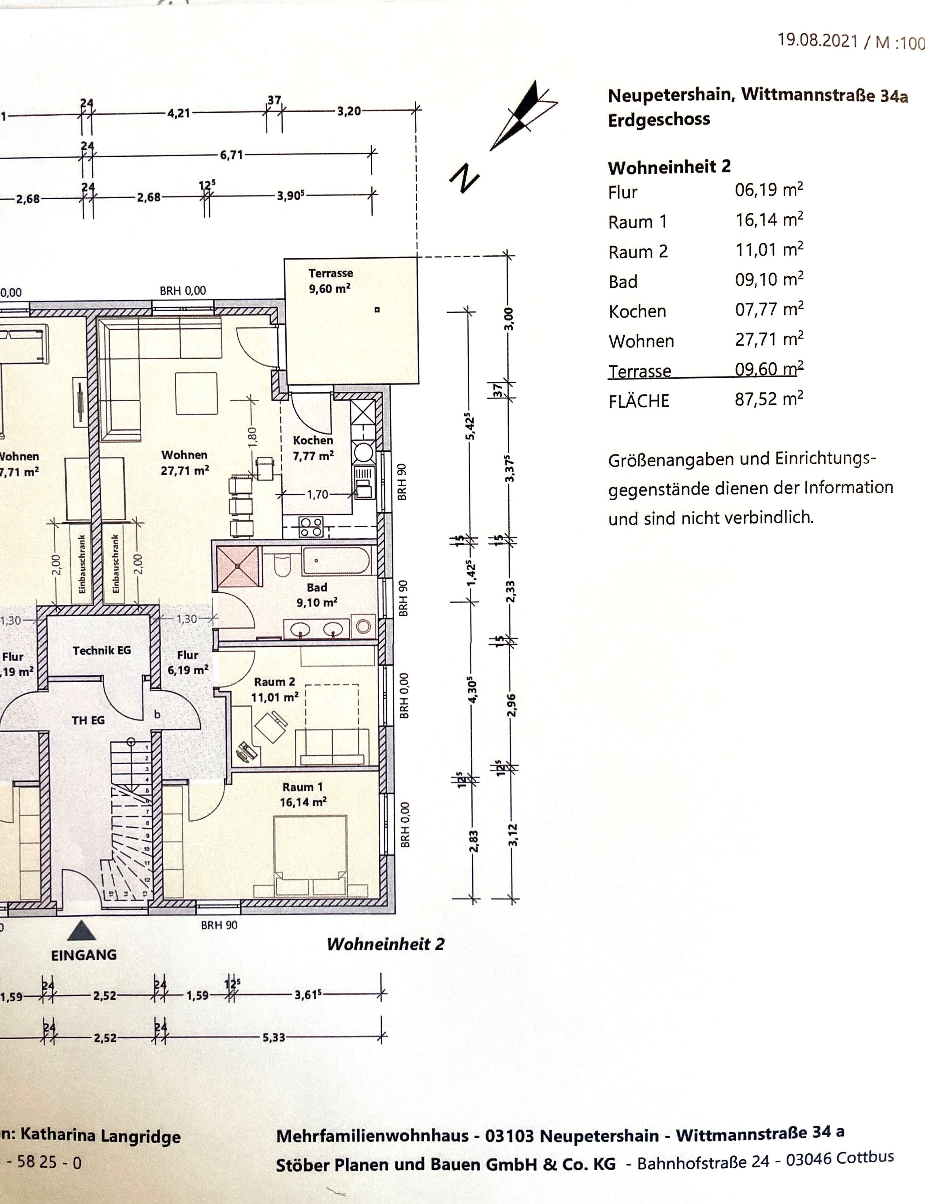 Wohnung zur Miete 662 € 3 Zimmer 82,7 m²<br/>Wohnfläche EG<br/>Geschoss Wittmanstraße 34 A Geisendorf Neupetershain 03103