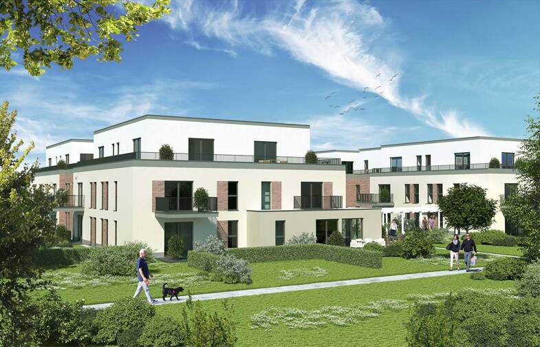 Wohnung zur Miete - Neubau 900 € 2 Zimmer 75 m² 1. Geschoss Schulstraße 2 Wittenförden Wittenförden 19073
