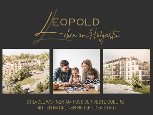 Wohnung zur Miete - Erstbezug 1.320 € 4 Zimmer 115 m² EG frei ab sofort Leopoldstraße 65 Coburg 96450