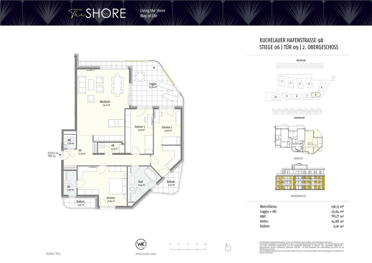 Wohnung zum Kauf 897.000 € 4 Zimmer 138,1 m²<br/>Wohnfläche 2.<br/>Geschoss Wien, Döbling / Wien 19., Döbling 1190