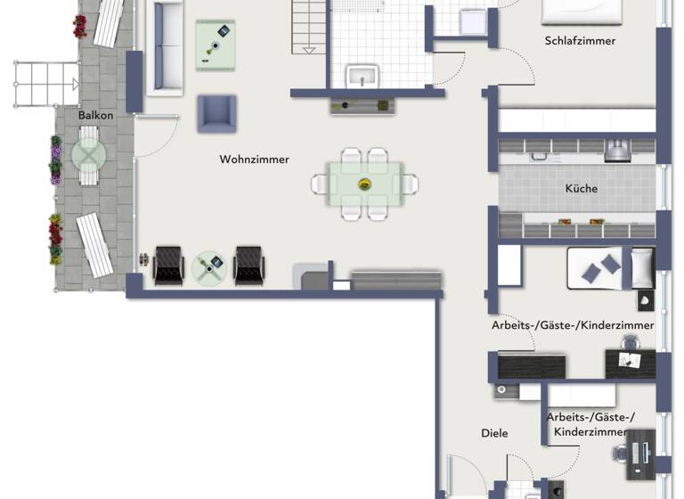 Wohnung zum Kauf 530.000 € 4 Zimmer 123,5 m²<br/>Wohnfläche EG<br/>Geschoss Großgründlach Nürnberg 90427