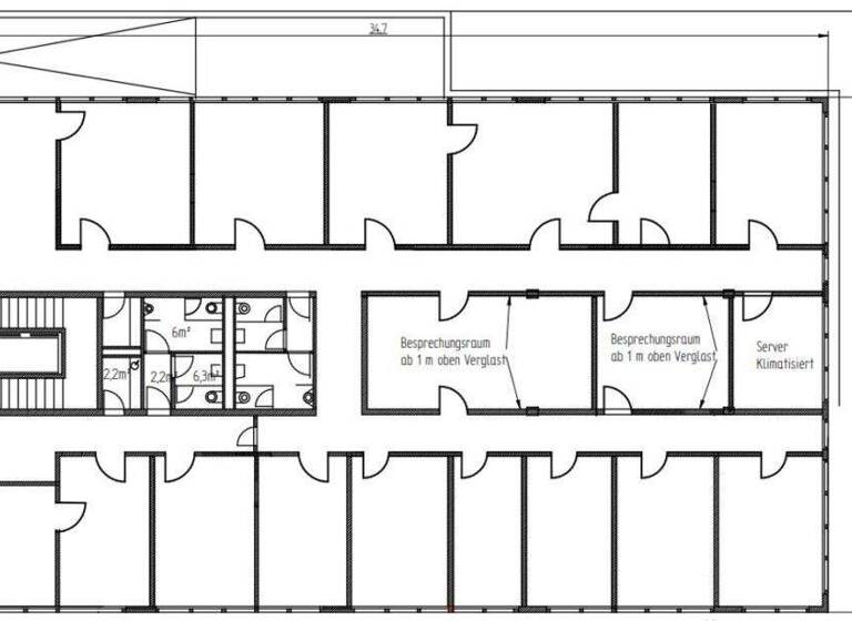 Bürofläche zur Miete provisionsfrei 8 € 636 m² Bürofläche teilbar ab 318 m² Eltingen Leonberg 71229