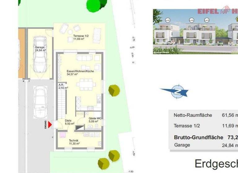 Einfamilienhaus zum Kauf - Erstbezug provisionsfrei 1.699.000 € 5 Zimmer 191 m² 293 m² Grundstück Bertrange 8041