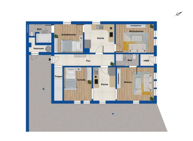 Mehrfamilienhaus zum Kauf 345.000 € 8 Zimmer 145 m² 275 m² Grundstück Neustadt Breuberg 64747