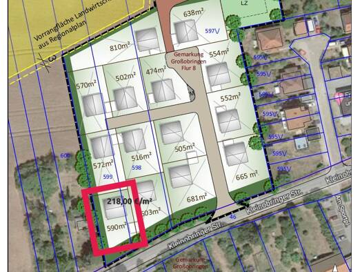 Grundstück zum Kauf 128.620 € 590 m² Grundstück Großobringen 99439