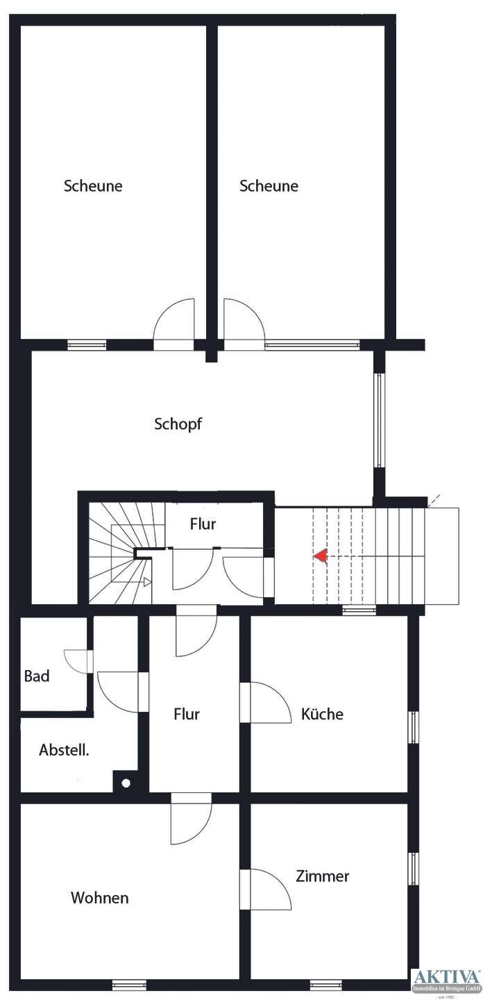 Mehrfamilienhaus zum Kauf 520.000 € 7 Zimmer 181 m²<br/>Wohnfläche 1.046 m²<br/>Grundstück Bombacher Straße 5 Malterdingen 79364