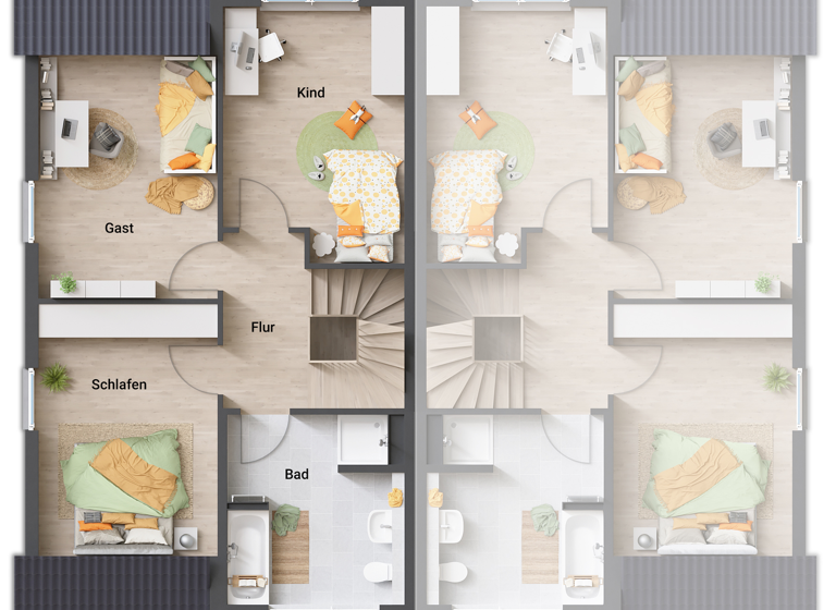 Haus zum Kauf provisionsfrei 401.490 € 4 Zimmer 128,6 m² 355 m² Grundstück Hamm Marl 45772