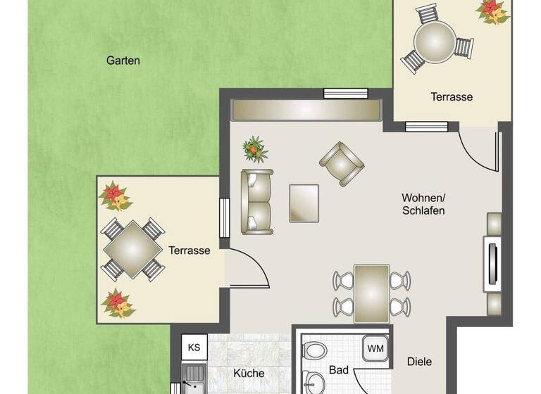 Studio zum Kauf 145.000 € 1 Zimmer 48 m² EG Unterheinriet Untergruppenbach / Unterheinriet 74199