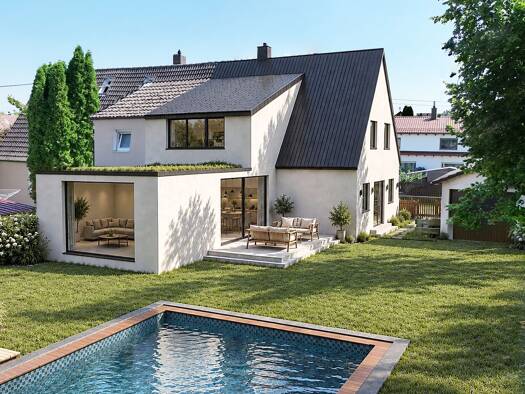 Doppelhaushälfte zum Kauf 380.000 € 4 Zimmer 75 m² 793 m² Grundstück Bärenkeller Augsburg 86156