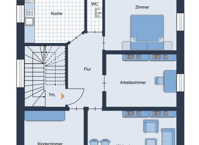 Wohnung zum Kauf 410.000 € 4 Zimmer 91,3 m² 1. Geschoss Mitte Stuttgart 70190