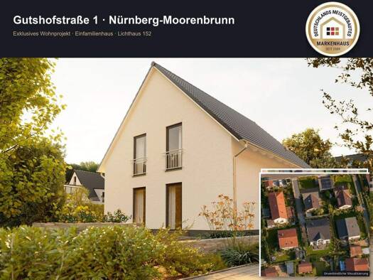 Einfamilienhaus zum Kauf provisionsfrei 907.006 € 7 Zimmer 197 m² frei ab sofort Gutshofstraße 11 Moorenbrunn Nürnberg 90475