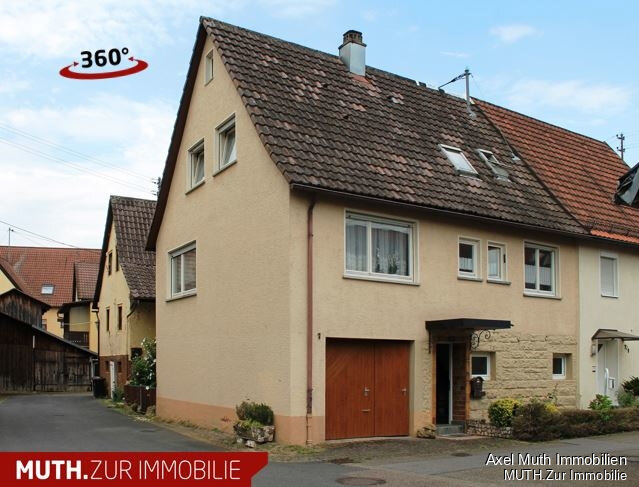 Doppelhaushälfte zum Kauf 179.500 € 6 Zimmer 104 m²<br/>Wohnfläche 104 m²<br/>Grundstück Entengasse 7 Kleingartach Eppingen / Kleingartach 75031