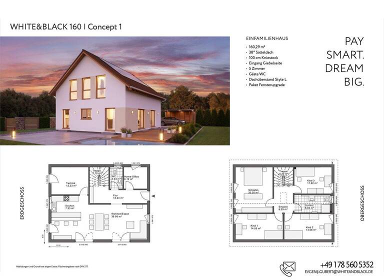 Einfamilienhaus zur Miete - Erstbezug 2.355 € 5 Zimmer 160 m² 1.200 m² Grundstück Eitorf 53783