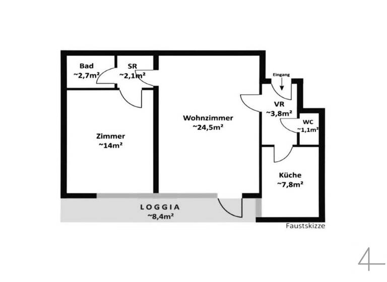 Wohnung zum Kauf 217.000 € 3 Zimmer 52,4 m² 2. Geschoss Wien 1200