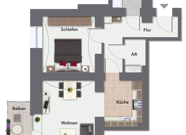 Wohnung zum Kauf 145.000 € 2 Zimmer 53,6 m²<br/>Wohnfläche Friedrichstadt Dresden 01159