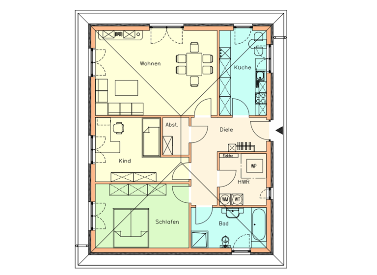 Bungalow zum Kauf 414.508 € 3 Zimmer 100 m² 550 m² Grundstück Paaren im Glien Schönwalde b Falkensee 14621