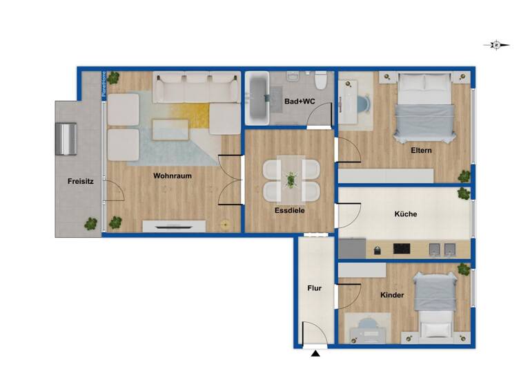Wohnung zum Kauf 269.000 € 3 Zimmer 79,5 m²<br/>Wohnfläche EG<br/>Geschoss Kochel Kochel am See 82431