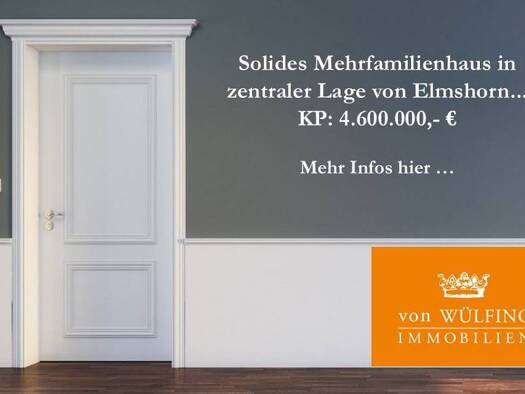 Mehrfamilienhaus zum Kauf als Kapitalanlage geeignet 4.600.000 € 2.535 m² 1.116 m² Grundstück Elmshorn 25335