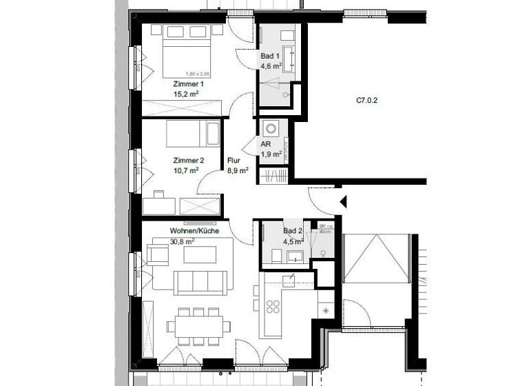 Wohnung zum Kauf 760.000 € 3 Zimmer 85 m²<br/>Wohnfläche Ottensen Hamburg 22763
