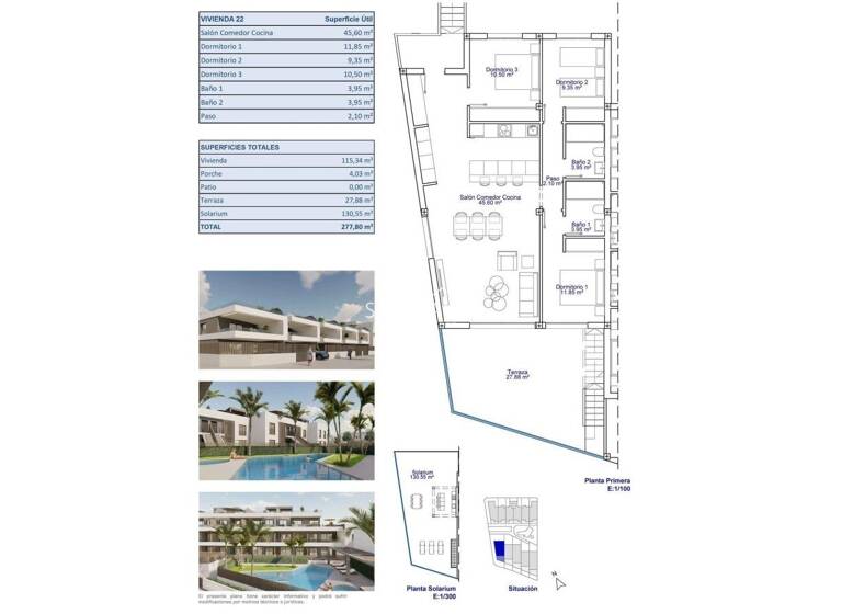 Wohnung zum Kauf 495.000 € 115 m² Pilar de la Horadada 03190