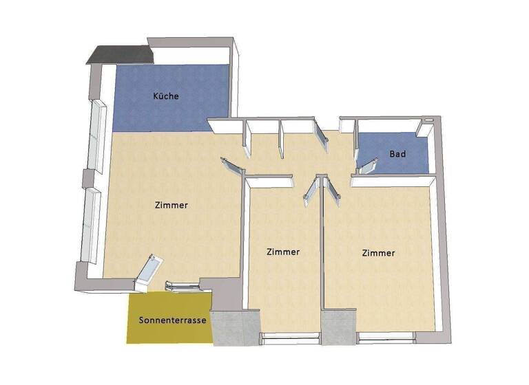 Wohnung zum Kauf 239.000 € 3 Zimmer 79 m² Reinickendorf Berlin 13403