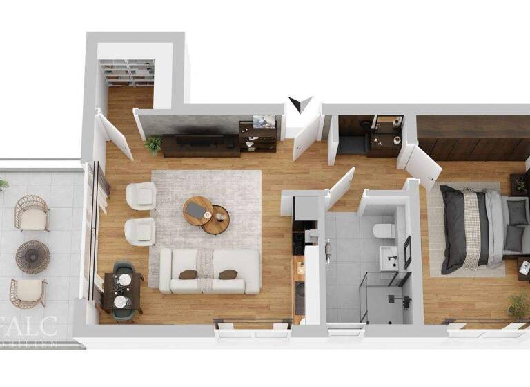 Penthouse zum Kauf - Erstbezug provisionsfrei 339.000 € 2 Zimmer 59,6 m² 3. Geschoss Wiescheid Langenfeld (Rheinland) 40764