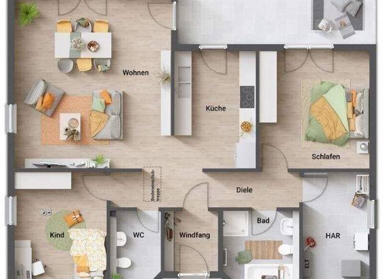 Bungalow zum Kauf provisionsfrei 468.250 € 4 Zimmer 108 m² 631 m² Grundstück Ellernring 23 Bad Doberan 18209