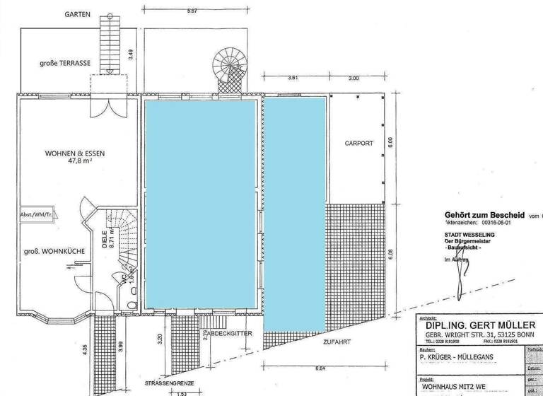 Doppelhaushälfte zum Kauf 395.000 € 4 Zimmer 120 m² 200 m² Grundstück Urfeld Wesseling 50389