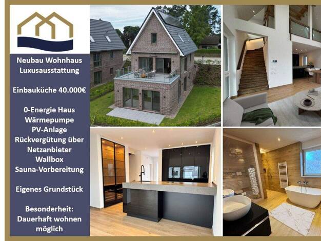 Einfamilienhaus zum Kauf - Erstbezug 998.000 € 4,5 Zimmer 171 m² 500 m² Grundstück Saphuser Strasse 13 Dangast Varel / Dangast 26316