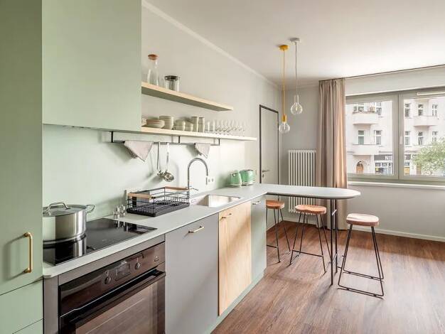 Wohnung zur Miete 1.210 € 3 Zimmer 59 m² frei ab sofort Braunschweiger Straße Neukölln Neukölln 12055