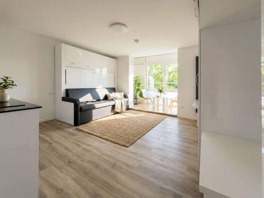Studio zur Miete 1.490 € 1 Zimmer 25,7 m² frei ab sofort Schwabing-Freimann München 80802