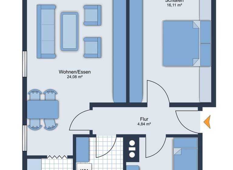 Wohnung zum Kauf 248.000 € 3 Zimmer 70 m²<br/>Wohnfläche Mühlried Schrobenhausen / Mühlried 86529