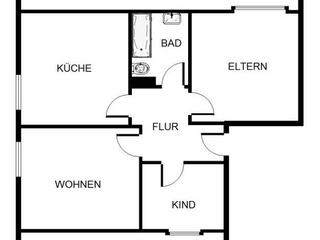 Wohnung zur Miete 450 € 2,5 Zimmer 44,3 m² frei ab 10.10.2026 Aspeystr. 37 Huckarde Dortmund 44369