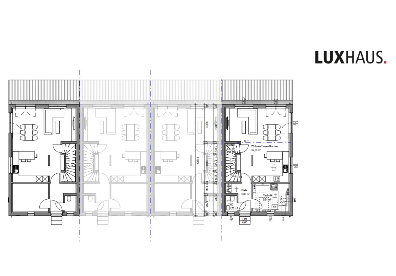 Reihenmittelhaus zum Kauf provisionsfrei 539.000 € 4 Zimmer 117 m²<br/>Wohnfläche 216 m²<br/>Grundstück Hohensachsen Weinheim 69469